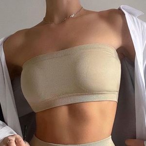 crop shop boutique cleo bandeau in “oat” ♡